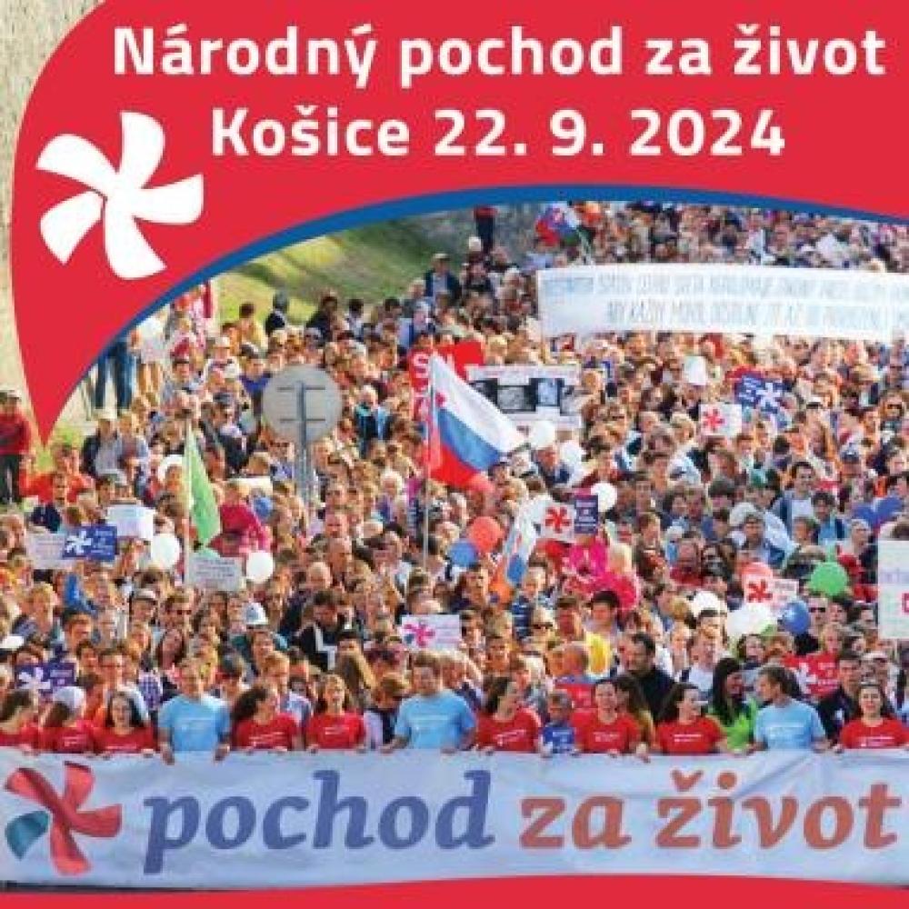 Národný pochod za život 22.9.2024 v Košiciach