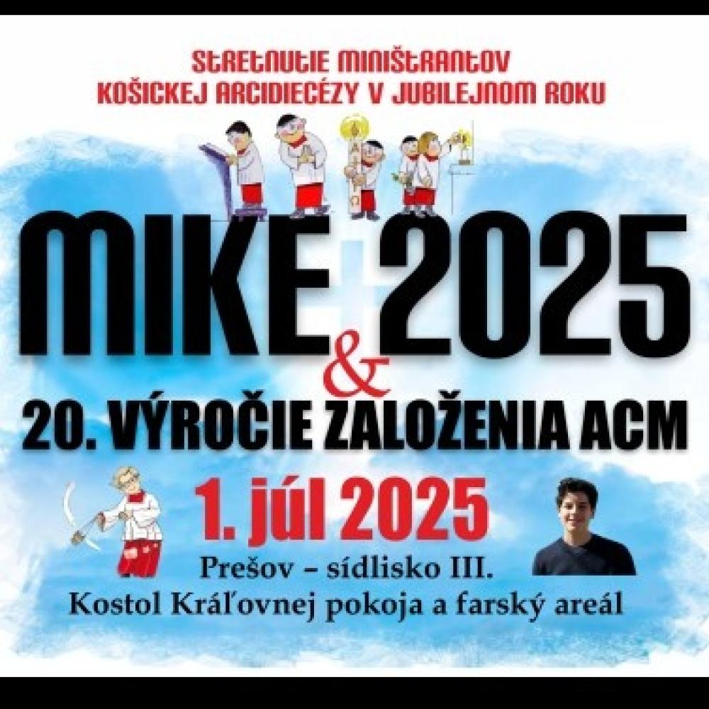 MIKE 2025 stretnutie miništrantov KE arcidiecézy