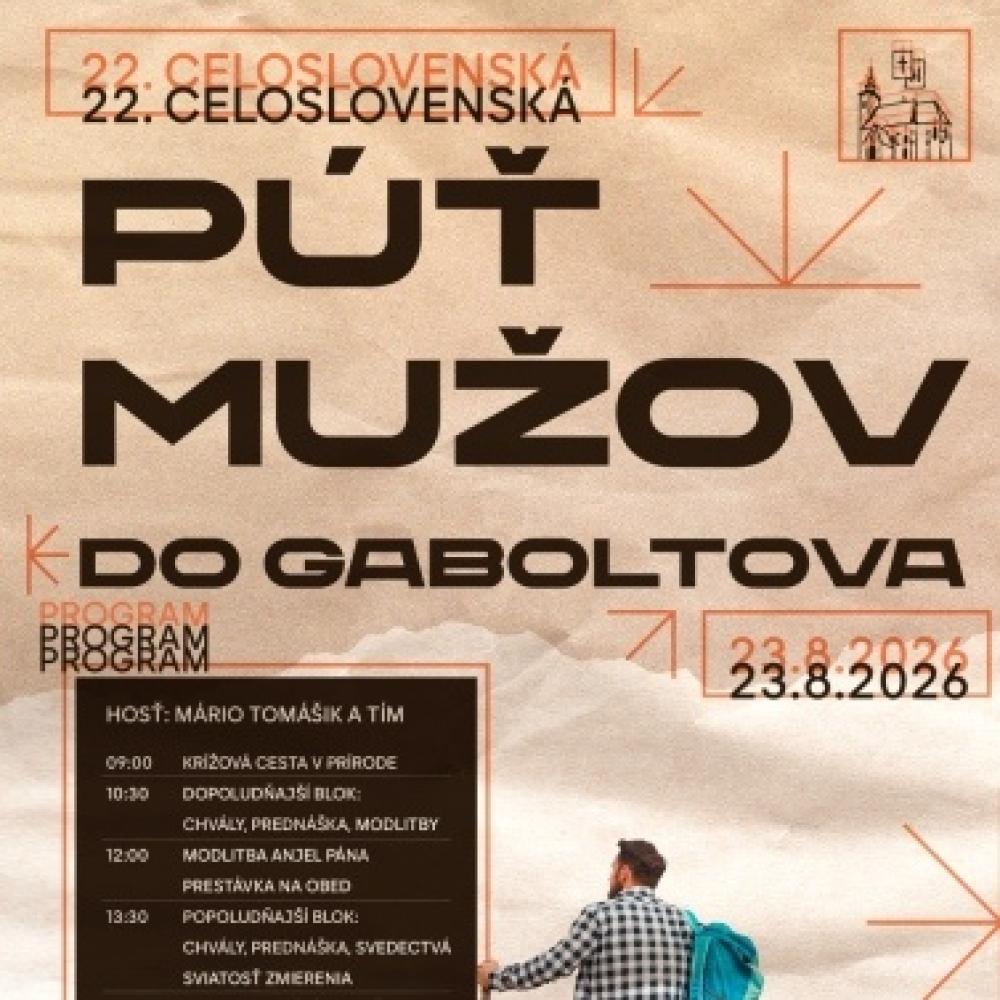 Púť mužov do Gaboltova 23.8.